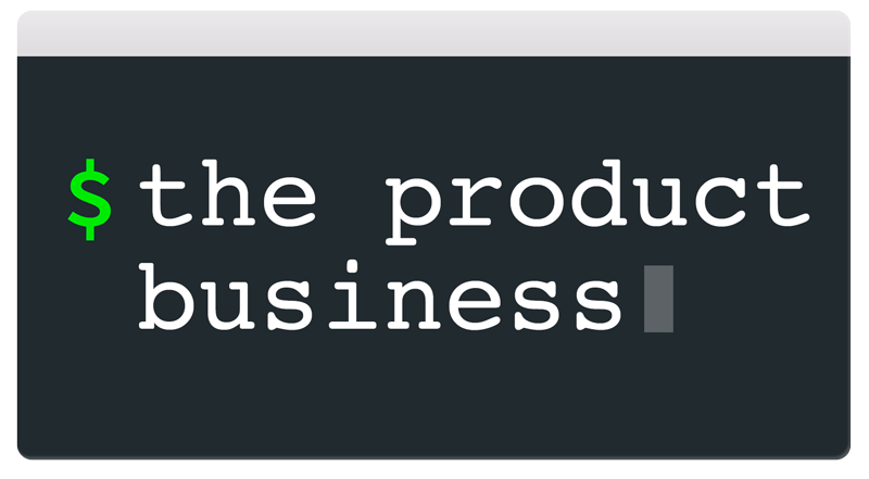 My New Site: The Product Business